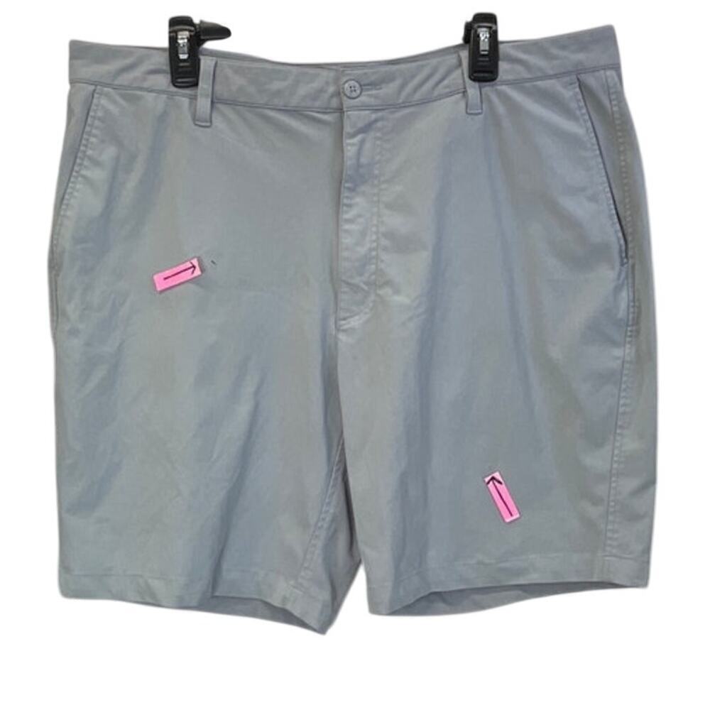 FJ Foot Joy Mens Gray 40 Inseam 8.5 Golfer Pockets Short TINY FLAWS